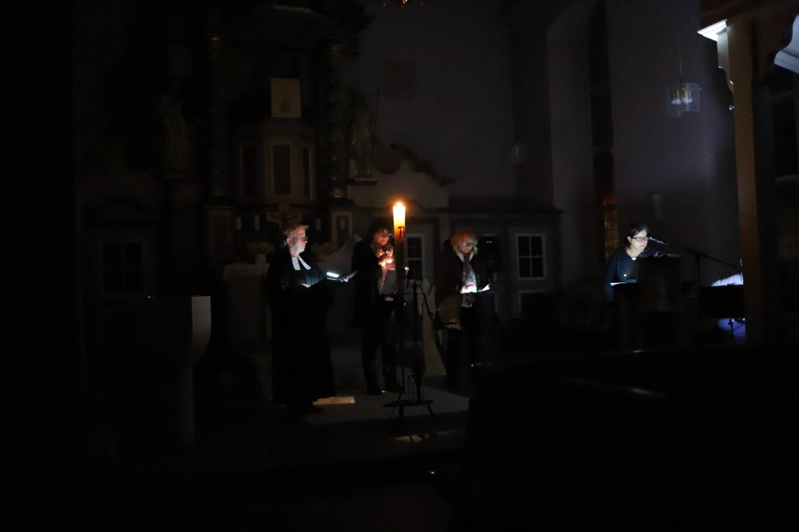 Osternacht in der Katharinenkirche