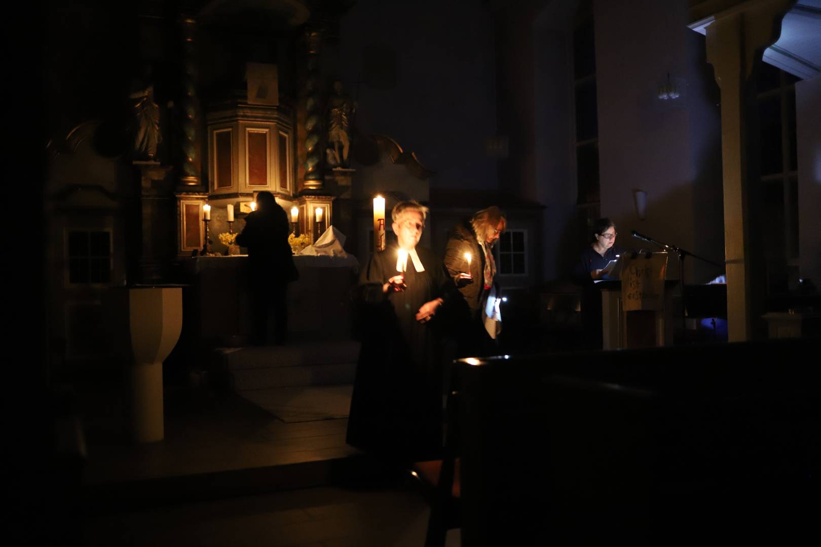 Osternacht in der Katharinenkirche