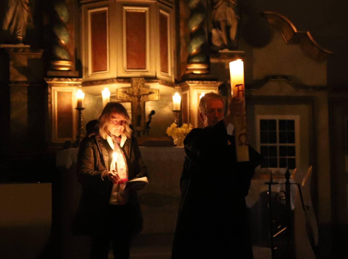 Osternacht in der Katharinenkirche