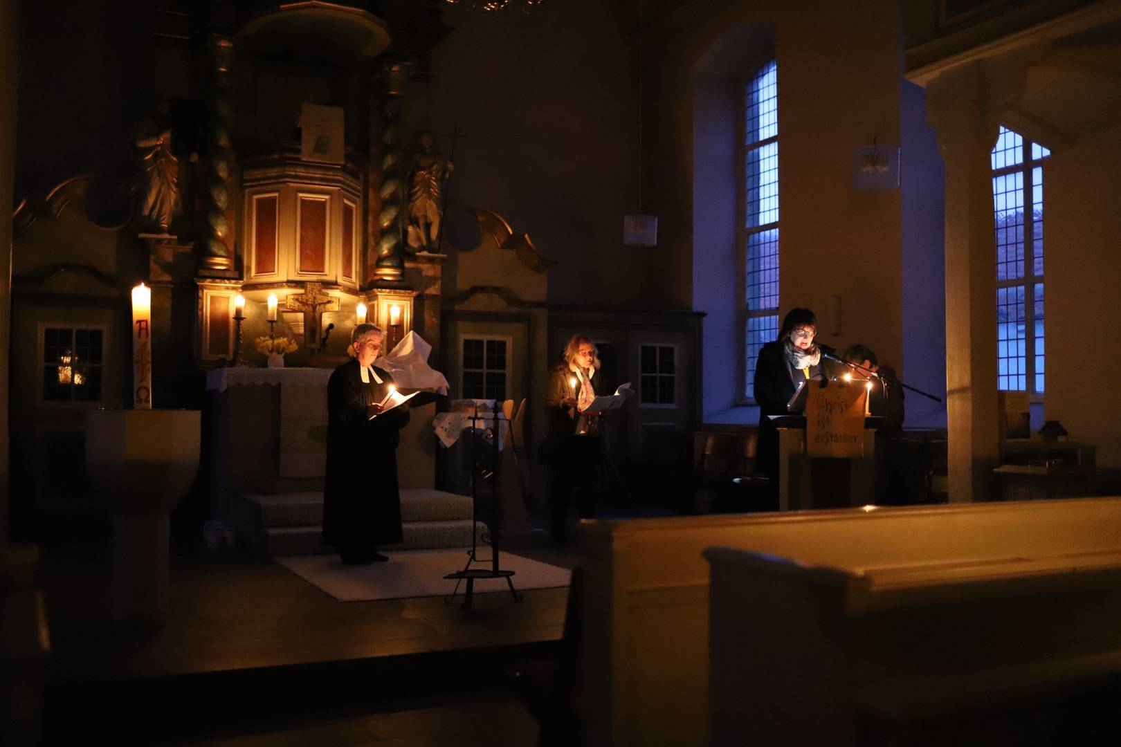 Osternacht in der Katharinenkirche