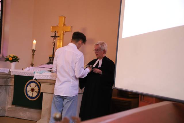 Beichtgottesdienst der Konfirmanden in der St. Maternuskapelle