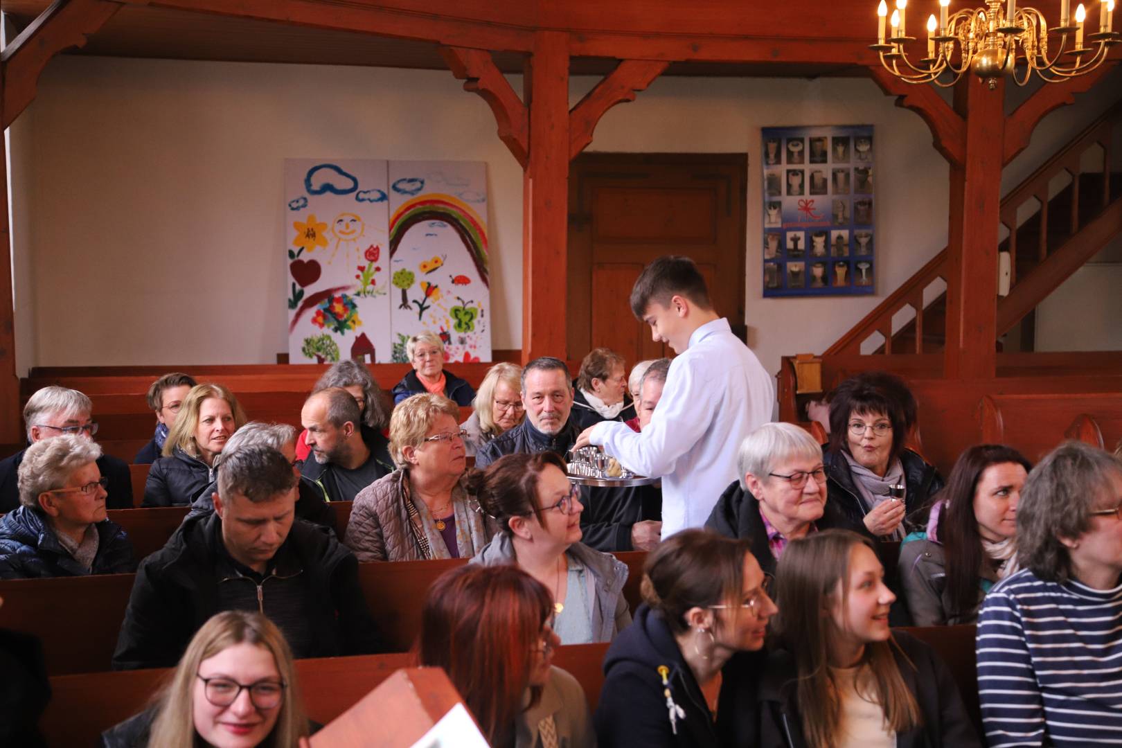 Beichtgottesdienst der Konfirmanden in der St. Maternuskapelle