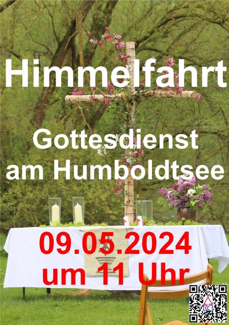 Einladung zum Himmelfahrtsgottesdienst am Humboldtsee