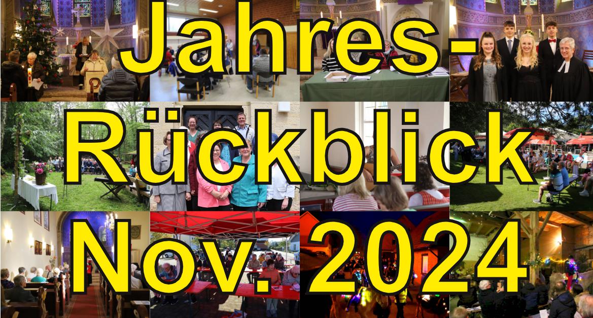 Jahresrückblick November 2025
