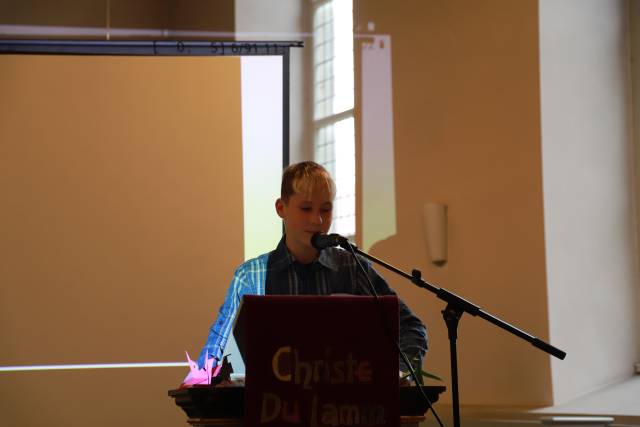 Impressionen vom Vorstellungsgottesdienst der Konfirmanden