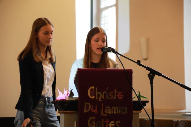 Impressionen vom Vorstellungsgottesdienst der Konfirmanden