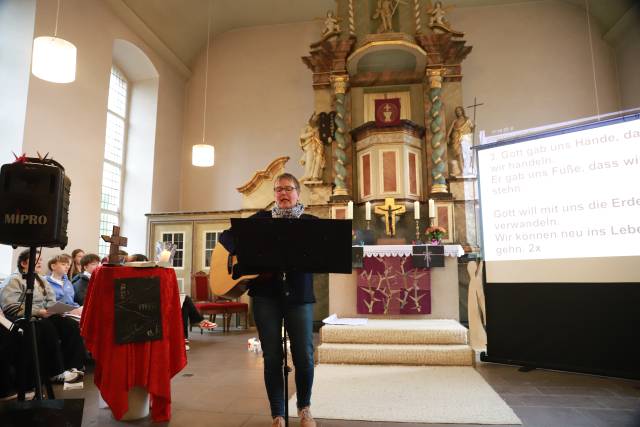 Impressionen vom Vorstellungsgottesdienst der Konfirmanden