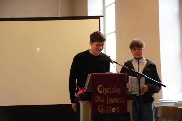 Impressionen vom Vorstellungsgottesdienst der Konfirmanden