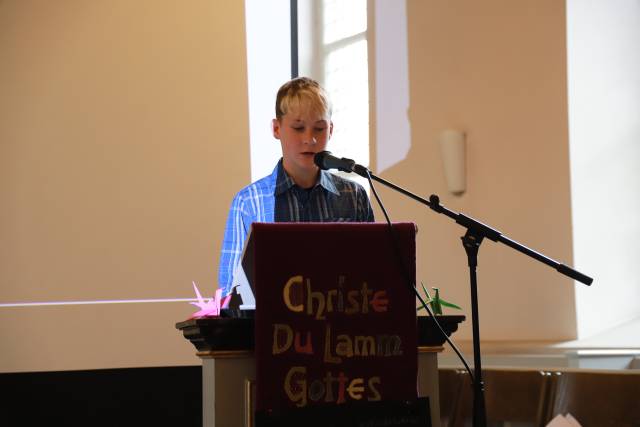 Impressionen vom Vorstellungsgottesdienst der Konfirmanden