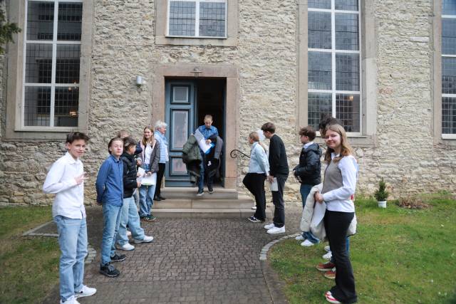 Impressionen vom Vorstellungsgottesdienst der Konfirmanden