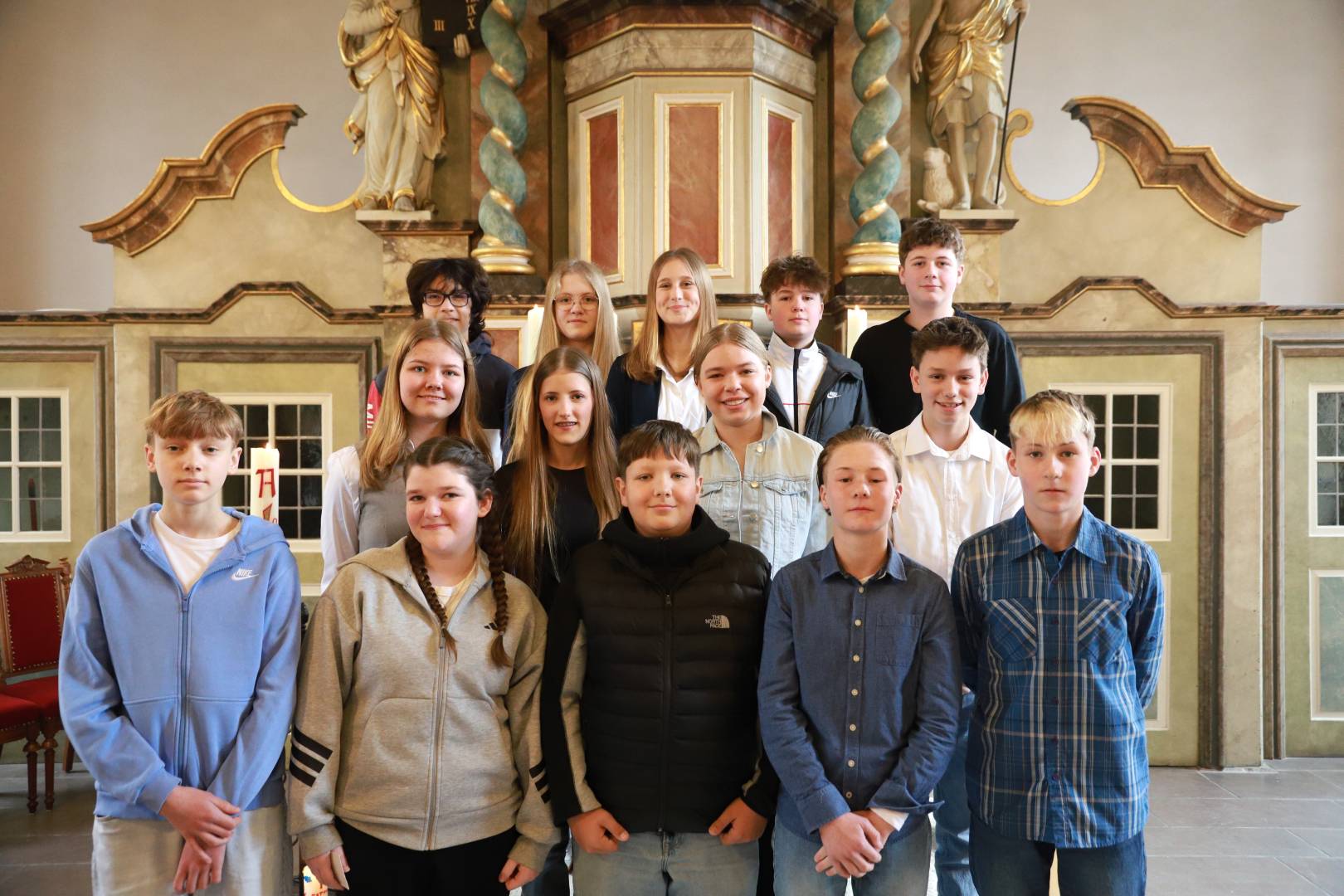 Impressionen vom Vorstellungsgottesdienst der Konfirmanden