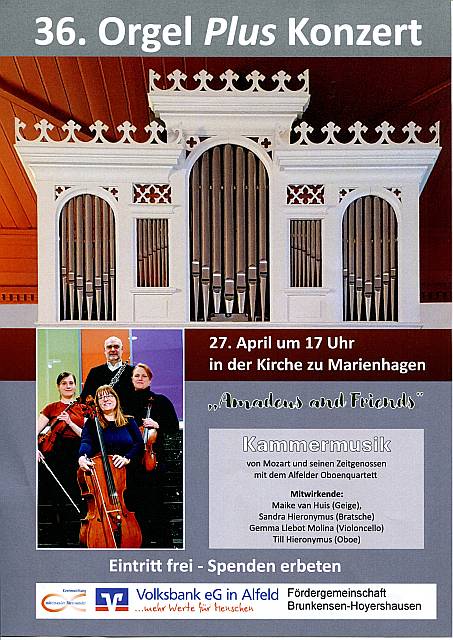 Ankündigung 36. Orgel <i>Plus</i> - Konzert - Klangvoll & virtuos