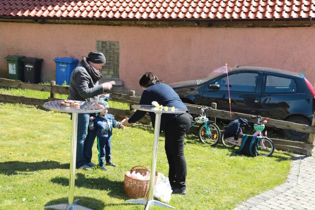 Ostermontag an der St. Franziskuskirche mit Aktionen