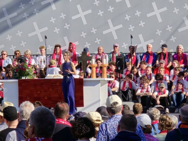 Impressionen von der Eröffnung des Kirchentages in Hannover