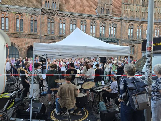 Impressionen von der Eröffnung des Kirchentages in Hannover