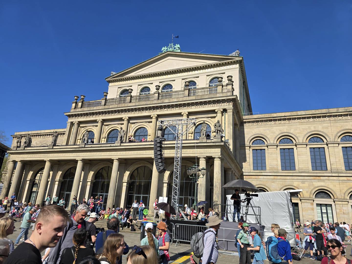 Impressionen von der Eröffnung des Kirchentages in Hannover