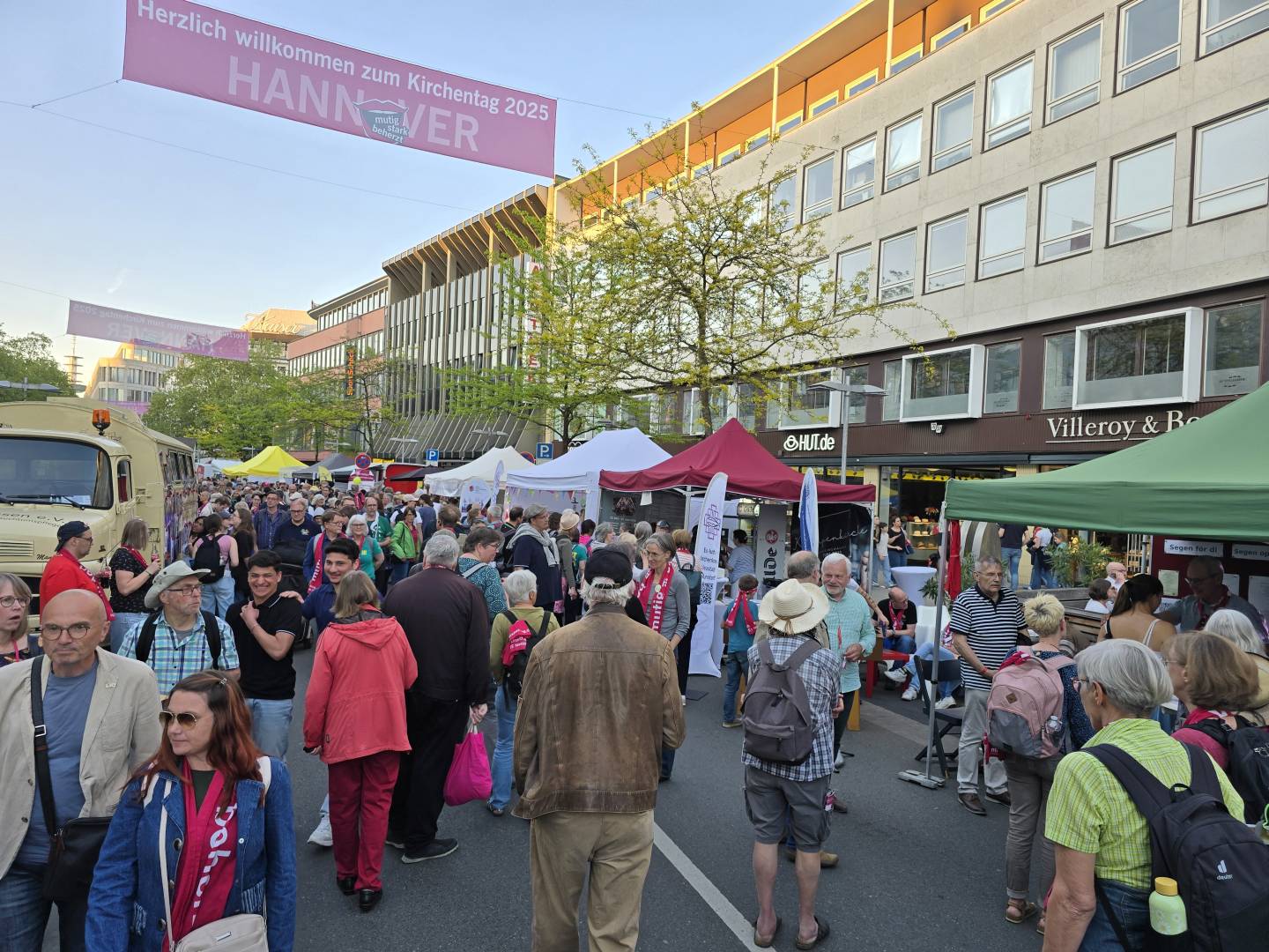 Impressionen von der Eröffnung des Kirchentages in Hannover
