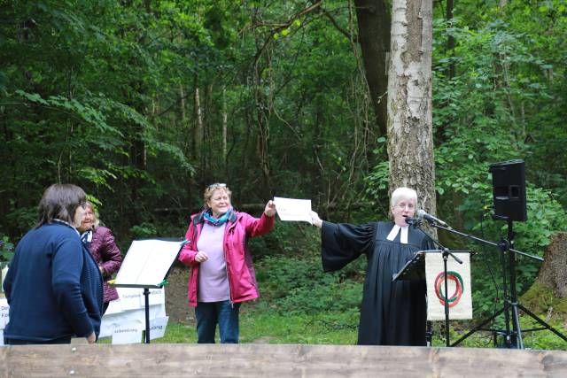 Begrüßungsgottesdienst an der Köhlerhütte