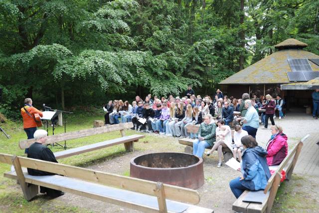 Begrüßungsgottesdienst an der Köhlerhütte