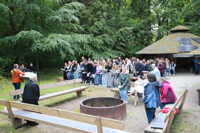 Begrüßungsgottesdienst an der Köhlerhütte