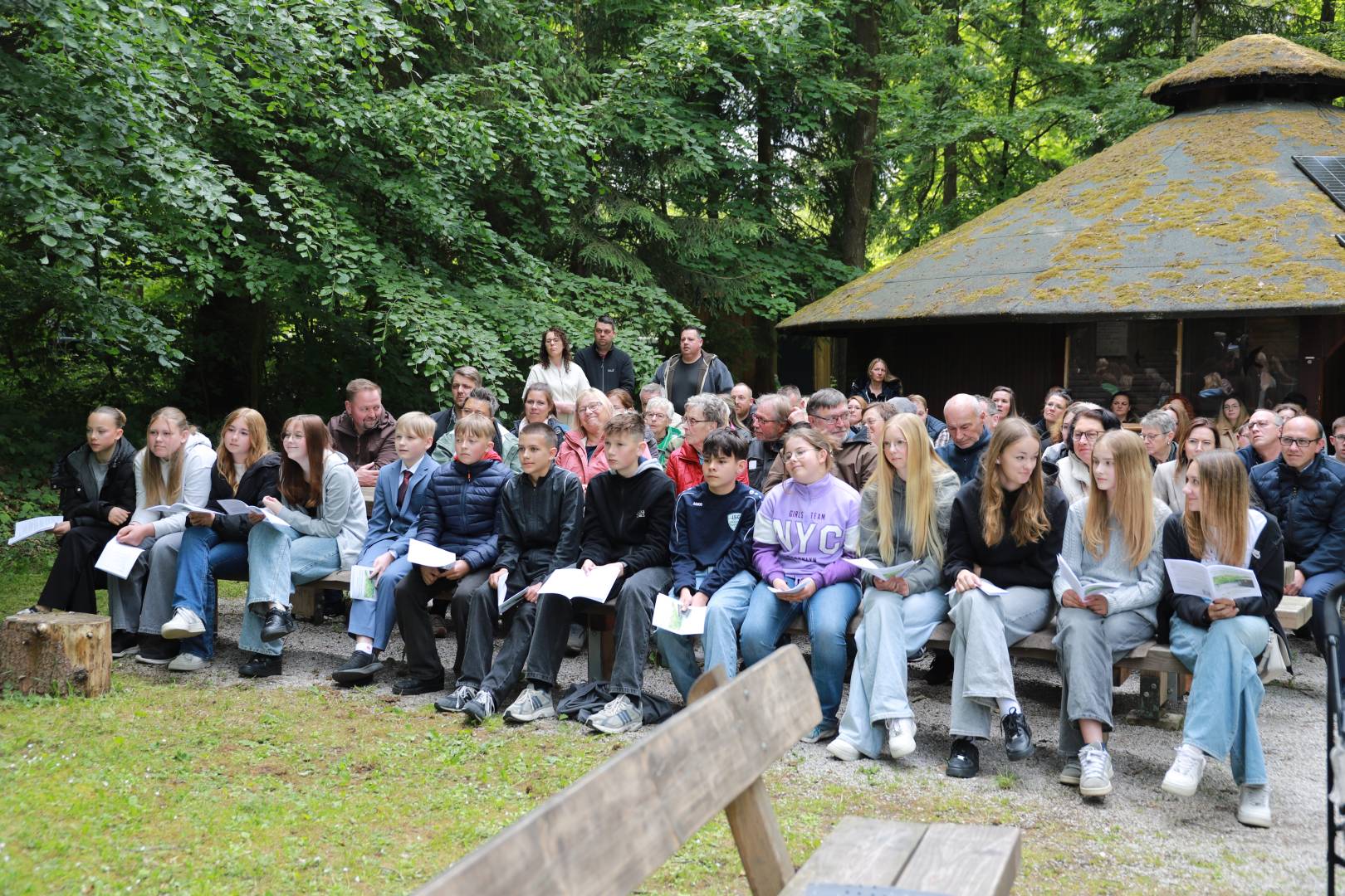 Begrüßungsgottesdienst an der Köhlerhütte