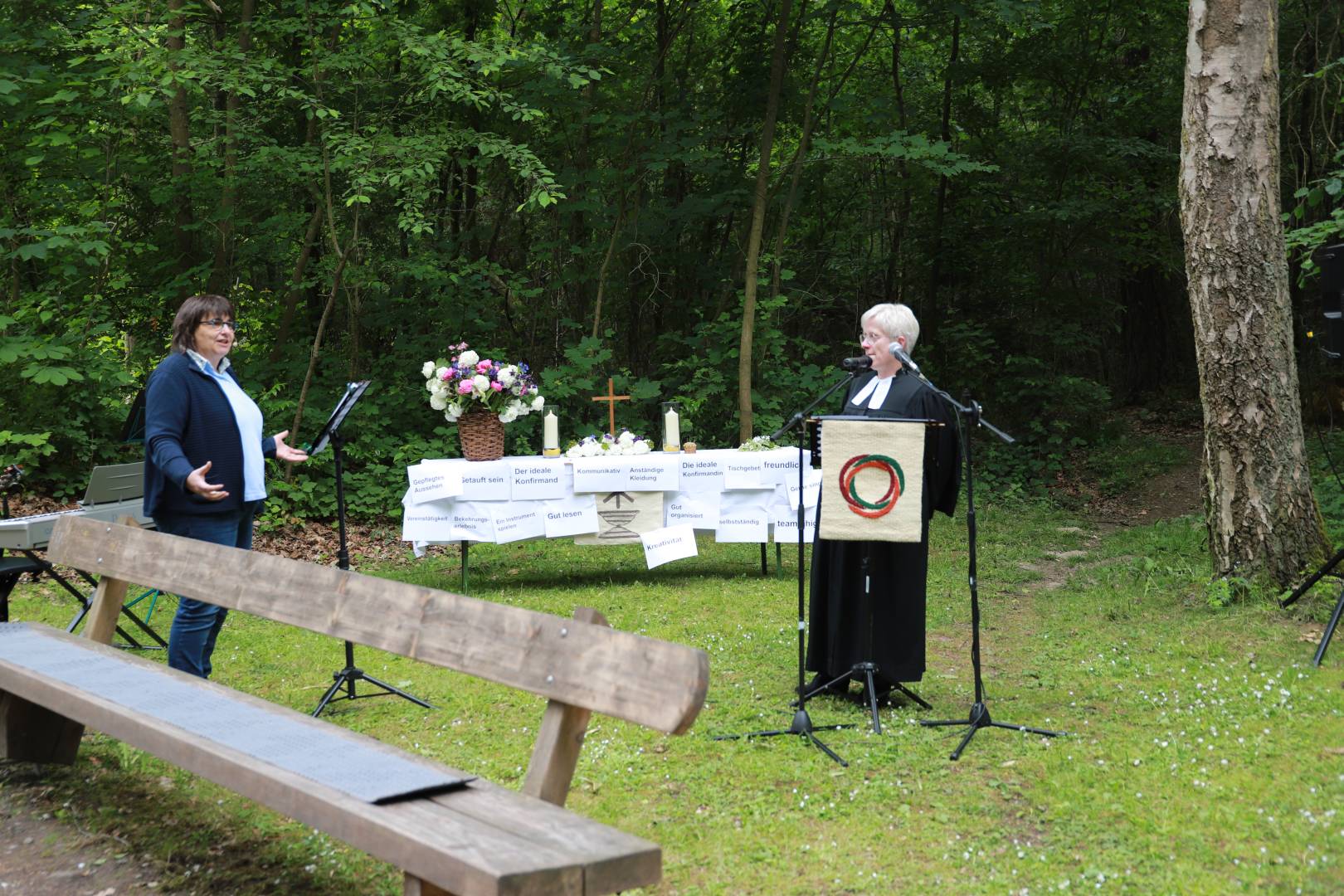Begrüßungsgottesdienst an der Köhlerhütte