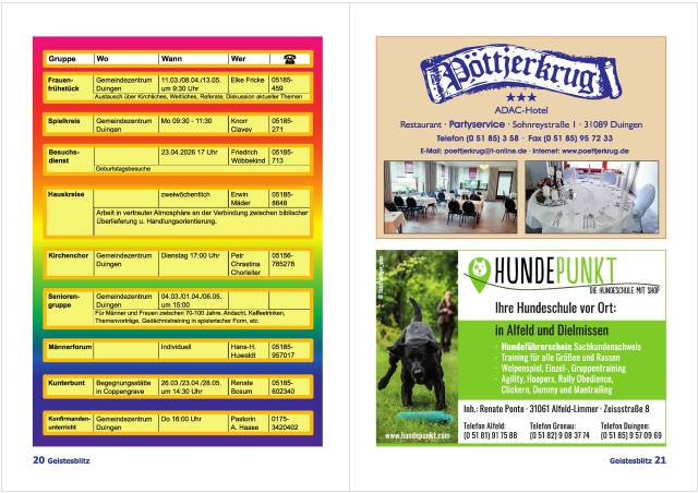 Gemeindebrief März - Mai 2026