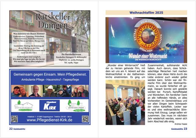 Gemeindebrief März - Mai 2026