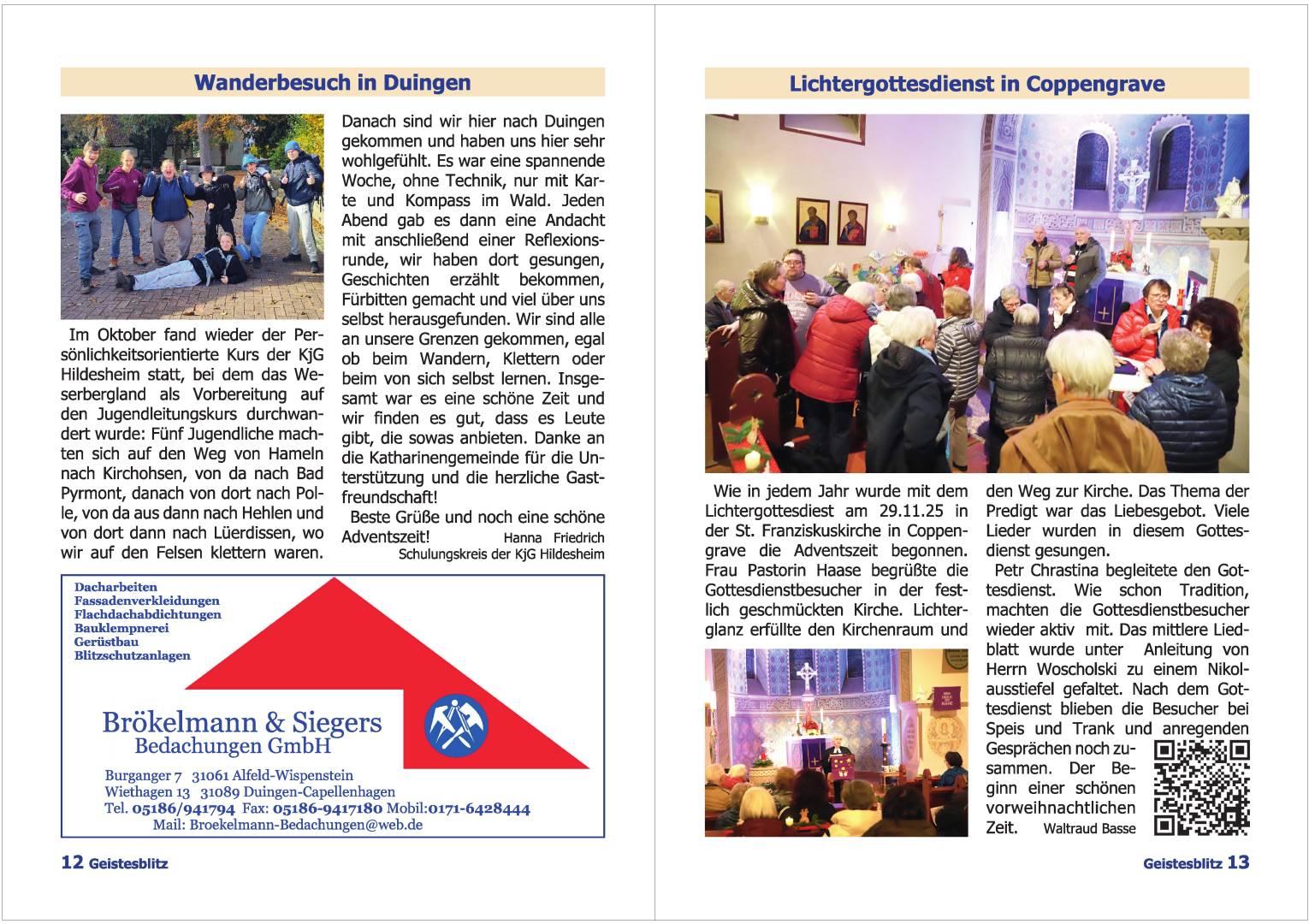 Gemeindebrief März - Mai 2026