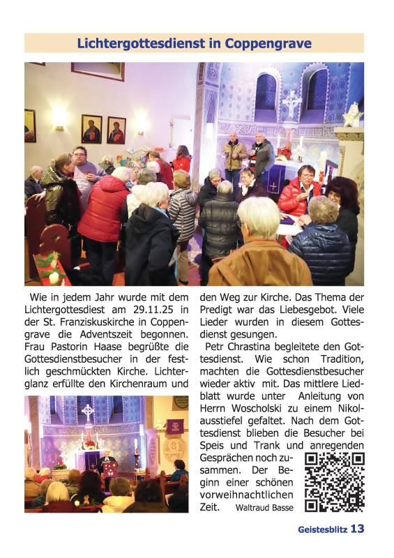 Gemeindebrief März - Mai 2026