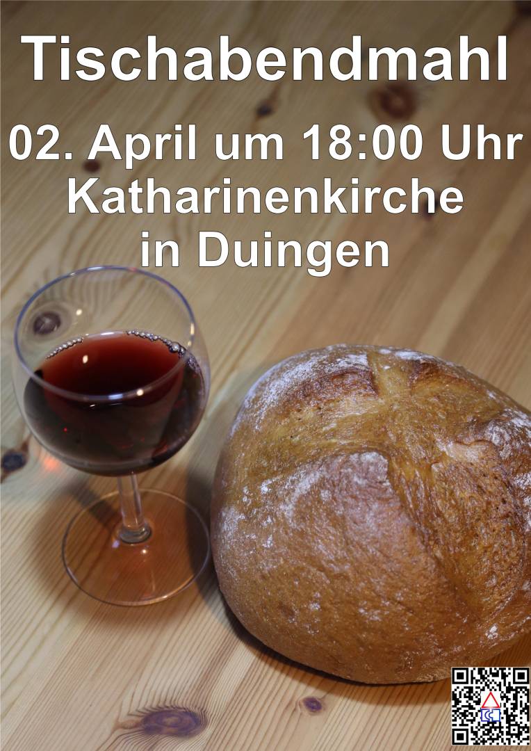 Einladung zum Tischabendmahl