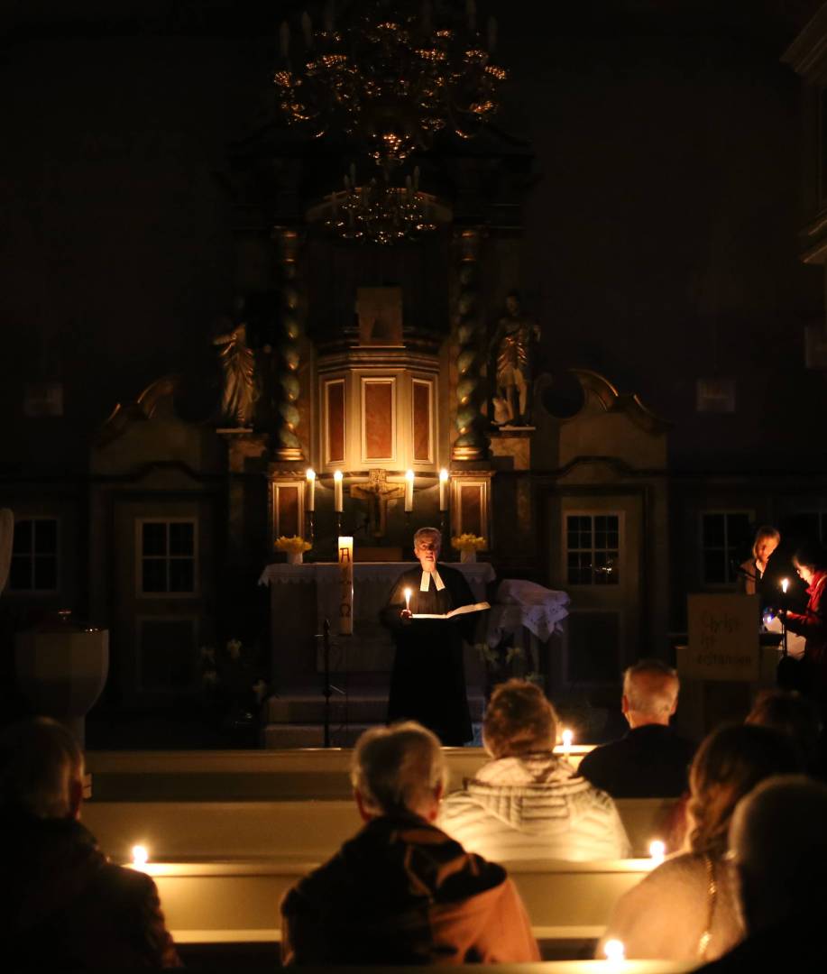 Osternacht in der Katharinenkirche