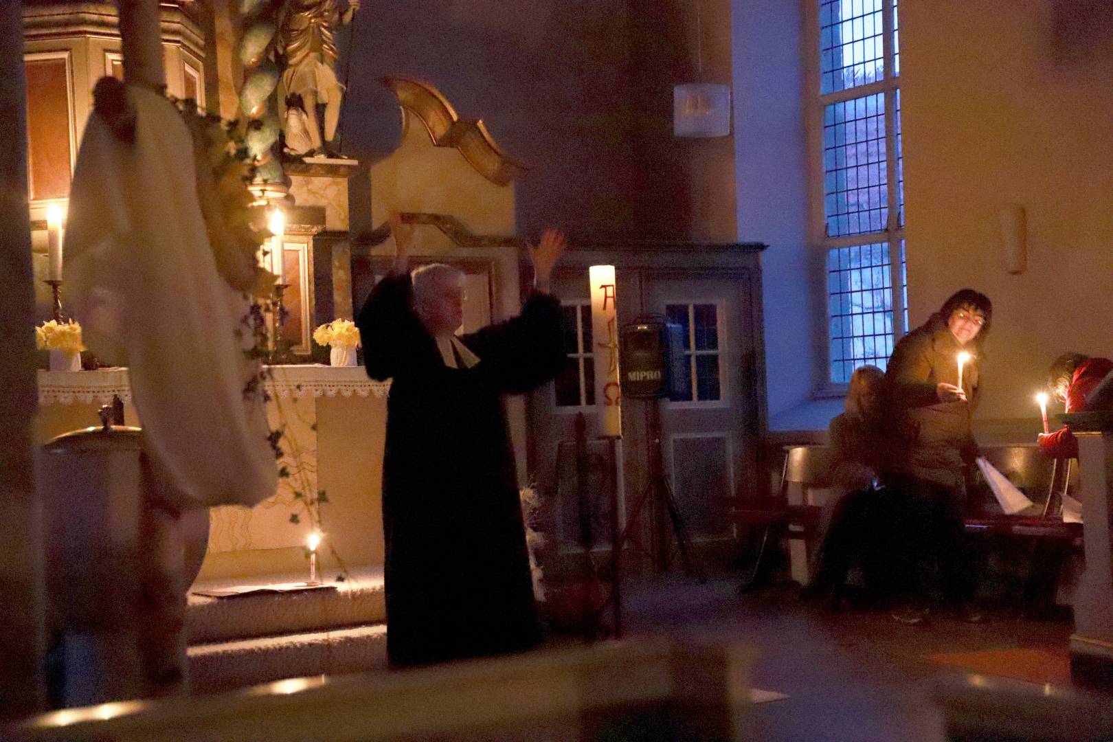 Osternacht in der Katharinenkirche