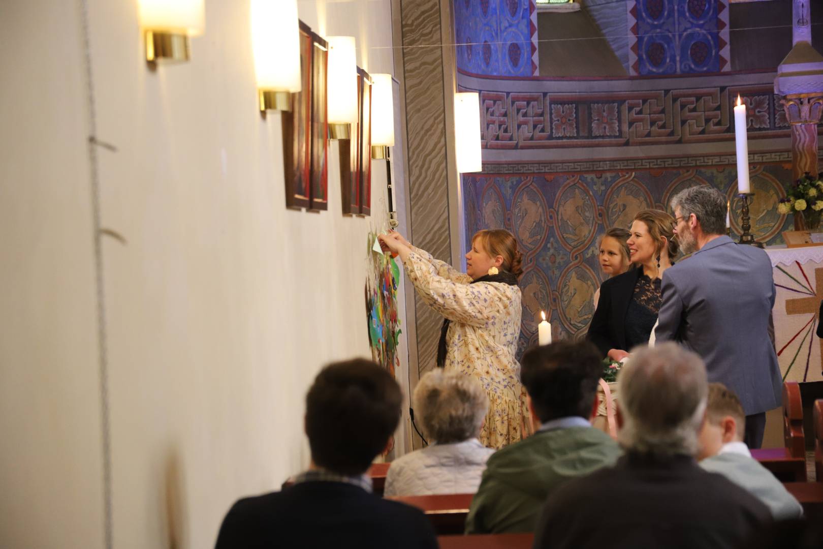 Taufe von Melisande Estelle Kabuth in der St. Franziskuskirche