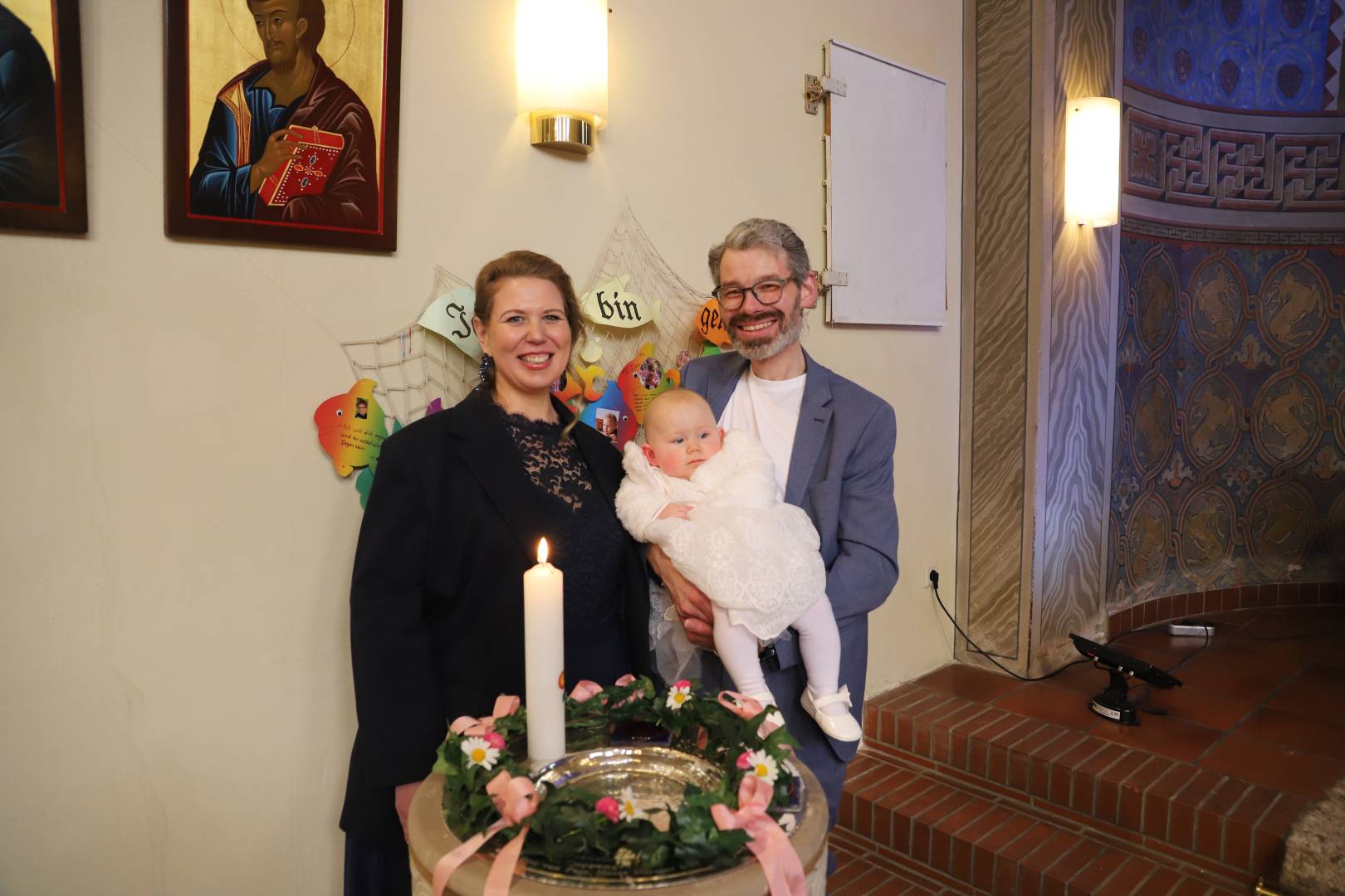 Taufe von Melisande Estelle Kabuth in der St. Franziskuskirche
