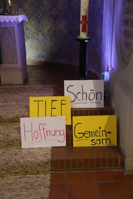 Begrüßungsgottesdienst der Konfirmanden