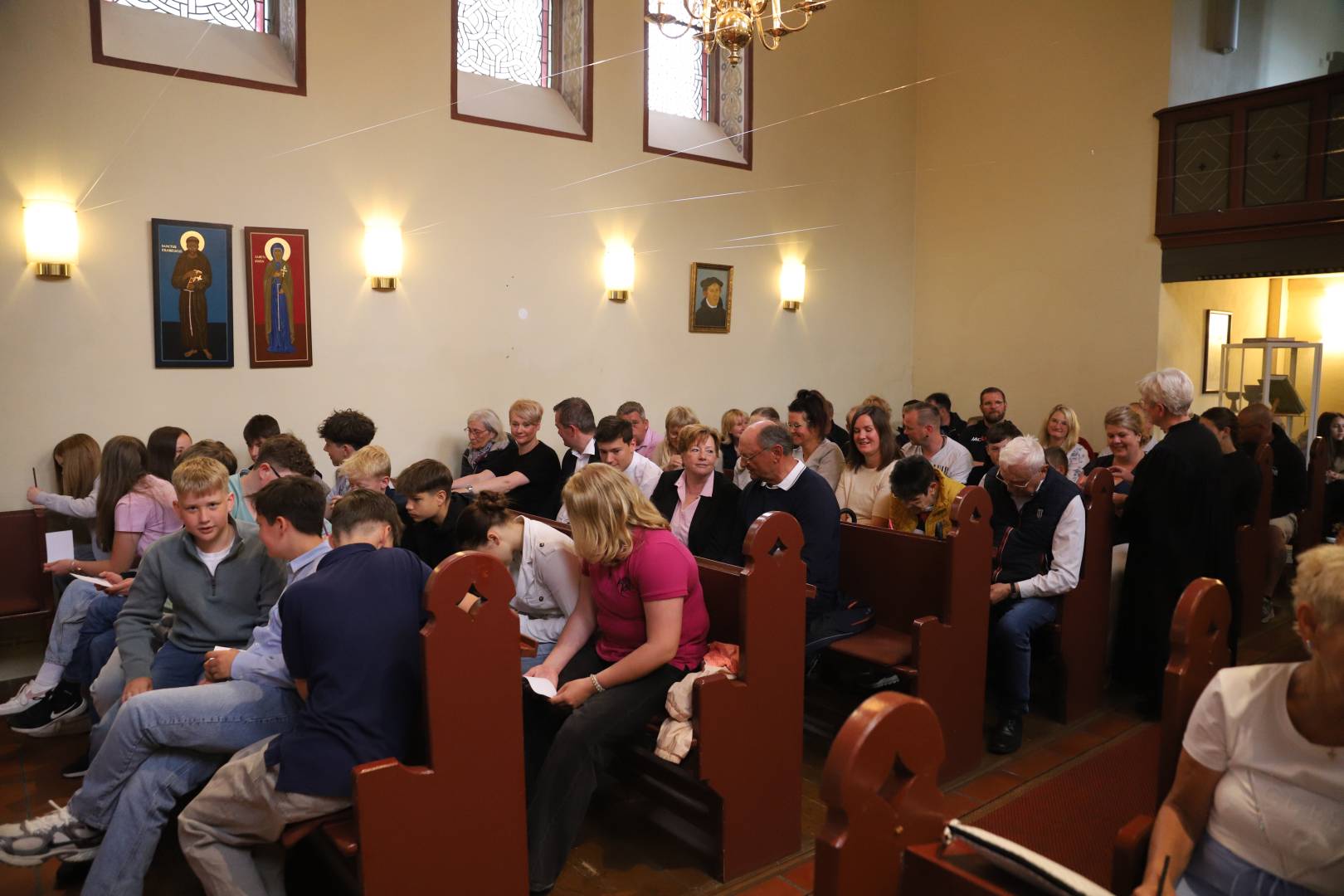 Begrüßungsgottesdienst der Konfirmanden