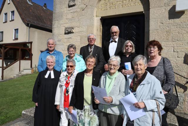 Unsere Jubilare(Eiserne und Diamantene Konfirmation)