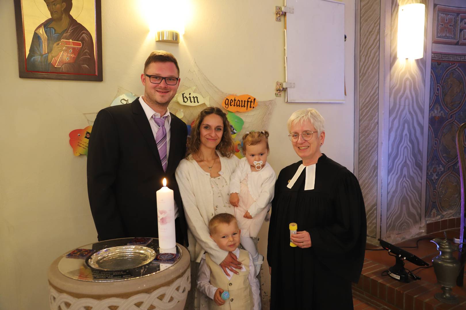 Taufe von Luisa Grunwald in der St. Franziskuskirche